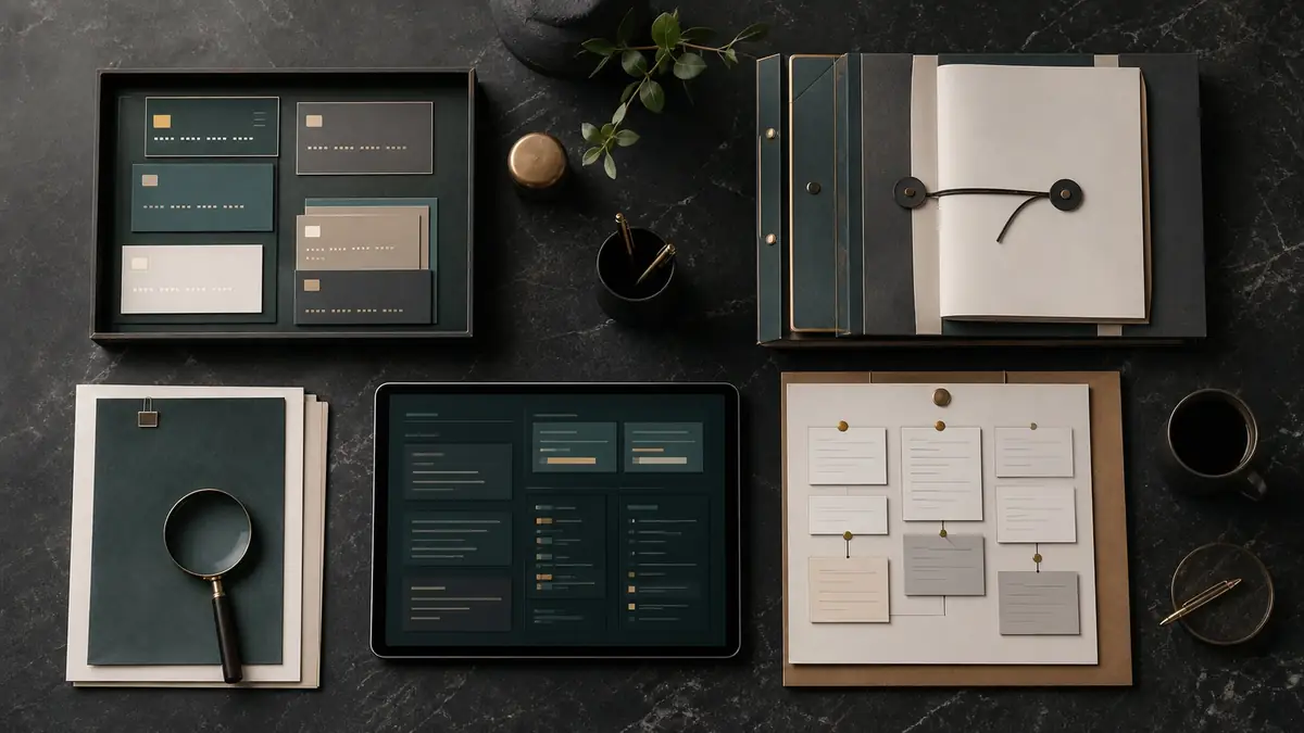 Structured artifacts representing several regulated and workflow-heavy operating contexts